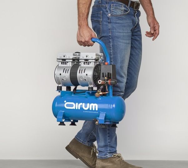 Compresor silencioso Airum SILTEK(1Hp/6L) (sin aceite) 2 Compresor silencioso Airum SILTEK(1Hp/6L) (sin aceite) - Imagen 2