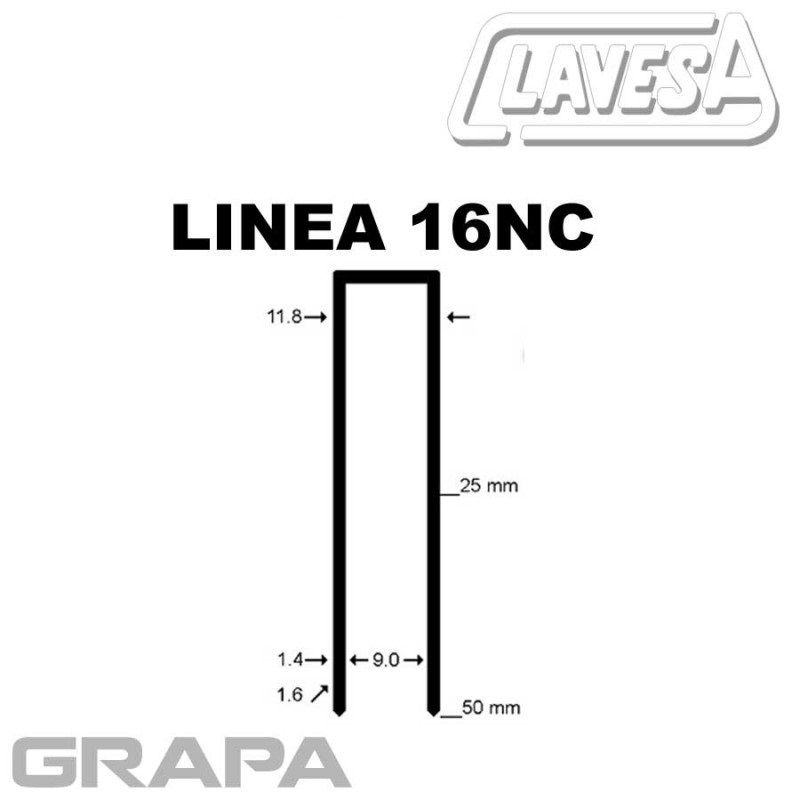 Grapa 16NC 1 Grapa 16NC