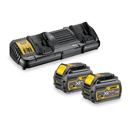 Kit 2 Baterías + Cargador Doble FLEXVOLT DeWALT DCB132T2-QW 1 Kit 2 Baterías + Cargador Doble FLEXVOLT DeWALT DCB132T2-QW