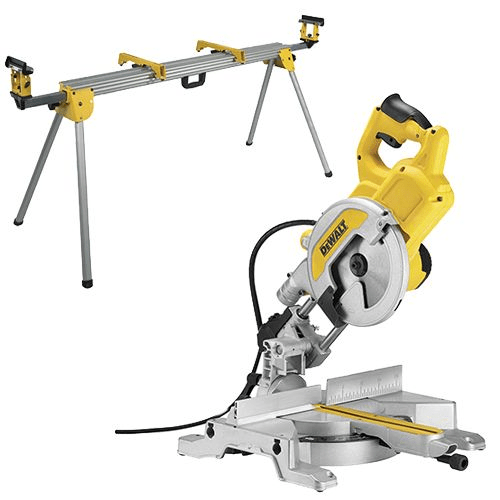 Kit Ingletadora Telescópica 1800w (Ø216) + Banco de trabajo DeWALT CPROF110 1 Kit Ingletadora Telescópica 1800w (Ø216) + Banco de trabajo DeWALT CPROF110