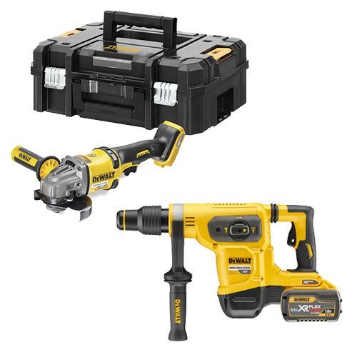 Kit Martillo Electroneumático + Mini-Amoladora DeWALT CPROF400 XR FLEXVOLT LI-ION(54V) 1 Kit Martillo Electroneumático + Mini-Amoladora DeWALT CPROF400 XR FLEXVOLT LI-ION(54V)