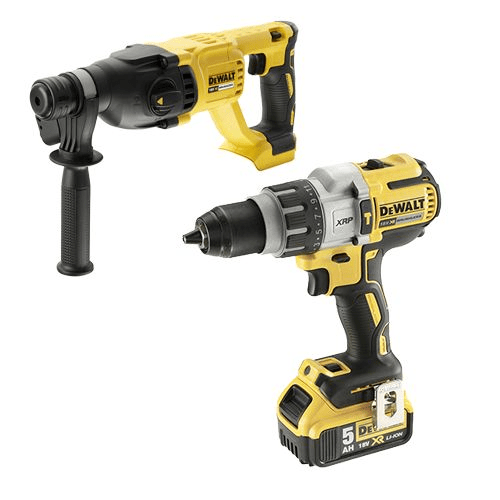 KIT Taladro Percutor + Martillo Electroneumático sin escobillas DeWALT CPROF398 (18V) 1 KIT Taladro Percutor + Martillo Electroneumático sin escobillas DeWALT CPROF398 (18V)