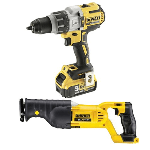 KIT Taladro Percutor + Sierra Sable DeWALT CPROF139 (18V) 1 KIT Taladro Percutor + Sierra Sable DeWALT CPROF139 (18V)