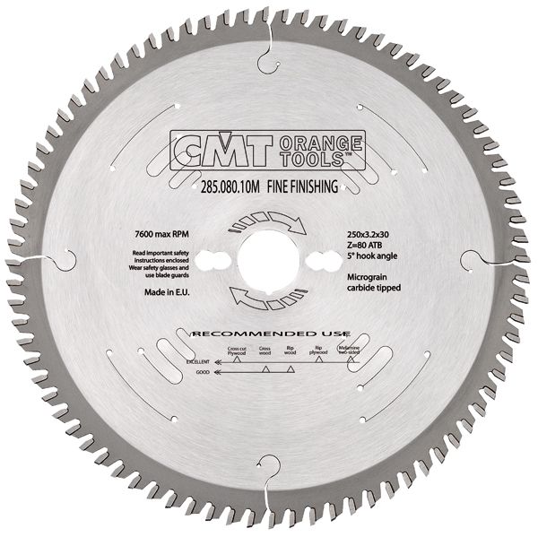 Sierra circular corte de precisión CMT Ø400x3.5x30 Z120 15ºATB 1 Sierra circular corte de precisión CMT Ø400x3.5x30 Z120 15ºATB