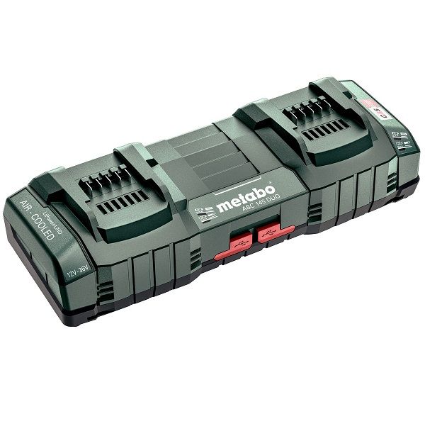Cargador rápido ASC 145 Duo "AIR COOLED" Metabo 1 Cargador rápido ASC 145 Duo "AIR COOLED" Metabo