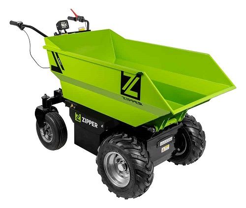 Mini dumper a batería con ruedas ZIPPER ZI-ED500 2 Mini dumper a batería con ruedas ZIPPER ZI-ED500 - Imagen 2