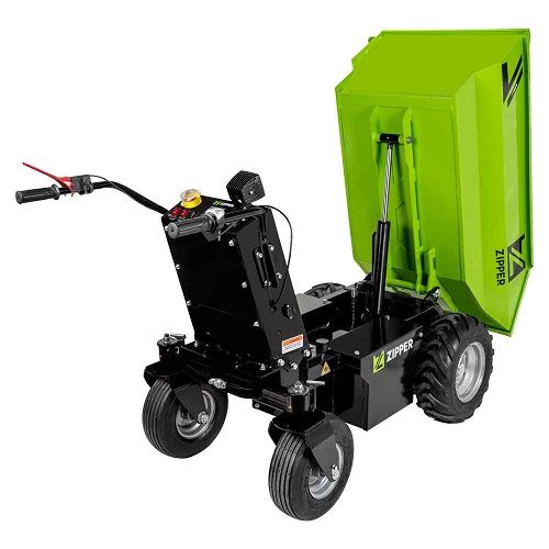Mini dumper a batería con ruedas ZIPPER ZI-ED500 4 Mini dumper a batería con ruedas ZIPPER ZI-ED500 - Imagen 4