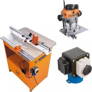 CMT7E + IND: Fresadora CMT7 + Mesa Industrio + Interruptor de seguridad