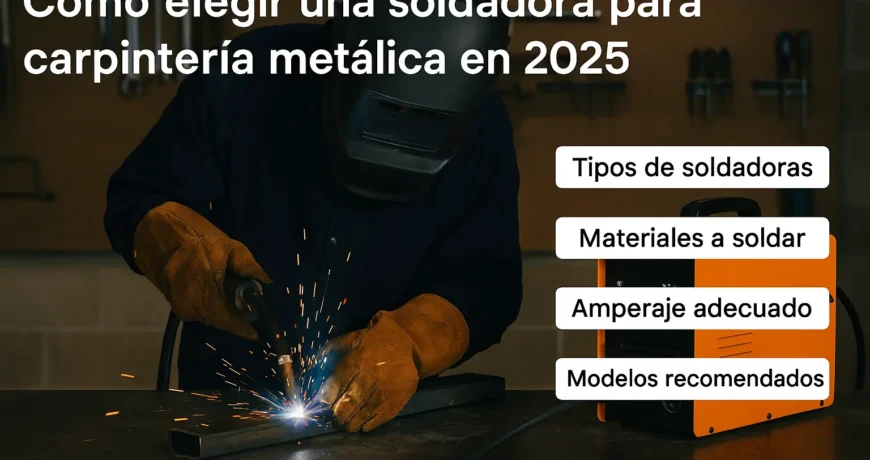 Cómo elegir una soldadora para carpintería metálica 1 Cómo elegir soldadora adecuada en 2025