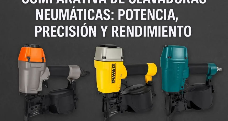 Comparativa de Clavadoras Neumáticas: Potencia, Precisión y Rendimiento 1 Comparativa clavadoras