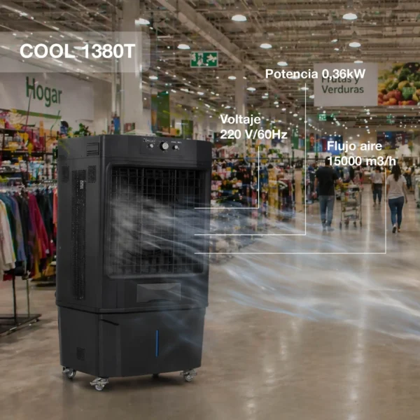Climatizador evaporativo GARLAND COOL 1380T 2 Climatizador evaporativo GARLAND COOL 1380T - Imagen 2
