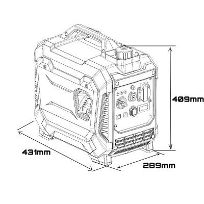 Generador Inverter Genergy IBIZA 1100W 3 Generador Inverter Genergy IBIZA 1100W - Imagen 3