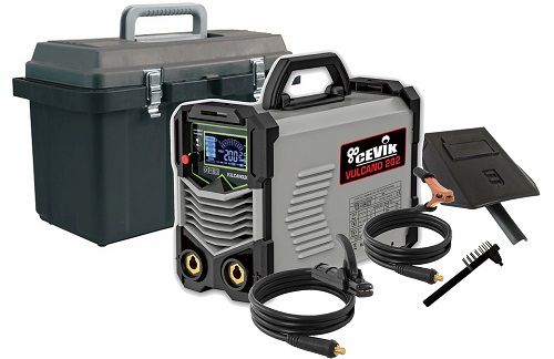 Equipo de soldadura INVERTER CEVIK PRO MMA 200 AMPERIOS CE-VULCANO202 2 Equipo de soldadura INVERTER CEVIK PRO MMA 200 AMPERIOS CE-VULCANO202 - Imagen 2