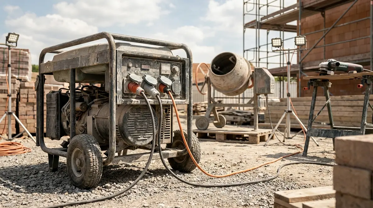 Qué generador eléctrico necesitas para obra, taller o casa de campo 3 Qué generador eléctrico necesitas para obra, taller o casa de campo - detalle 2