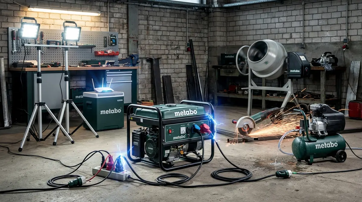 Qué generador eléctrico necesitas para obra, taller o casa de campo 2 Qué generador eléctrico necesitas para obra, taller o casa de campo - detalle
