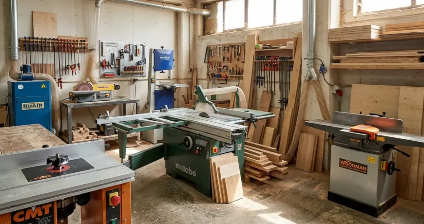 Máquinas para madera imprescindibles en un taller profesional 1 Myquinas para madera imprescindibles en carpinterya portada
