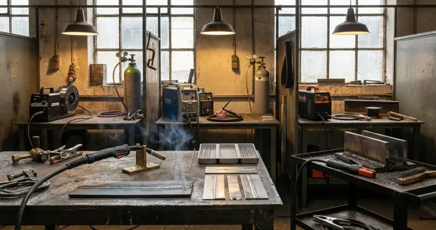 Tipos de soldadura MIG, TIG y electrodo: guía práctica para empezar en el taller 1 Tipos de soldadura MIG TIG electrodo para taller portada