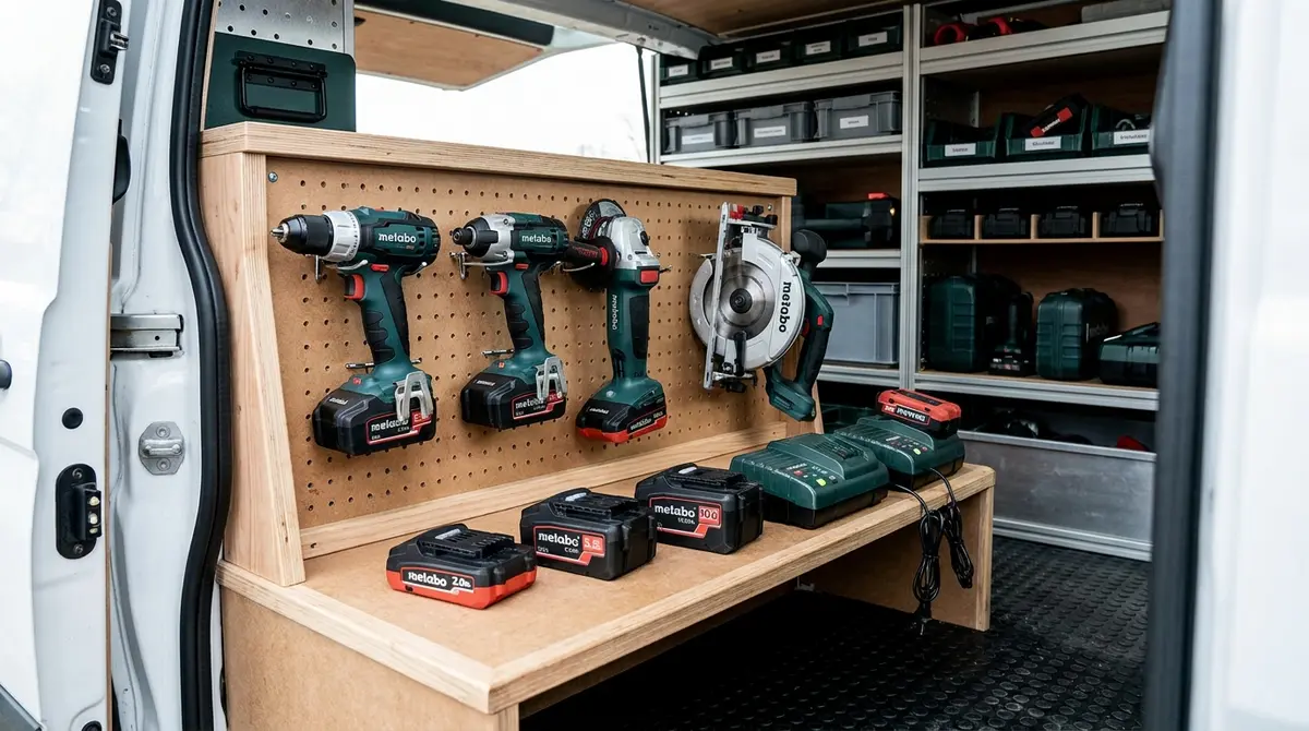 Cómo montar un kit de herramientas a batería compatible para tu equipo - detalle 2