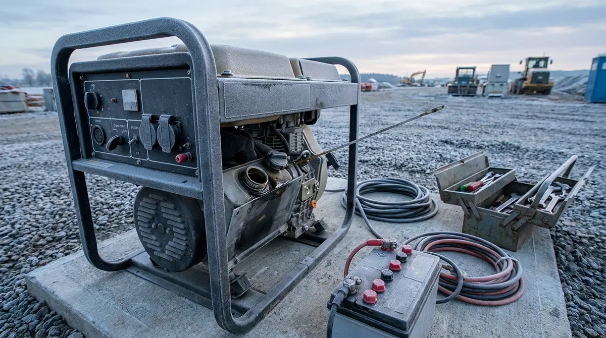 Cómo preparar un generador eléctrico y la maquinaria de obra para el invierno 3 Cómo preparar un generador eléctrico y la maquinaria de obra para el invierno - detalle 2
