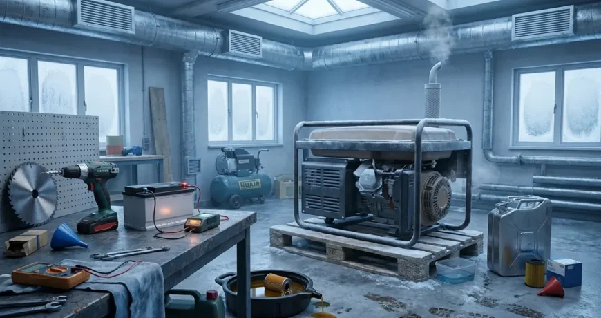 Cómo preparar un generador eléctrico y la maquinaria de obra para el invierno 1 Preparar generador elyctrico para invierno bien portada
